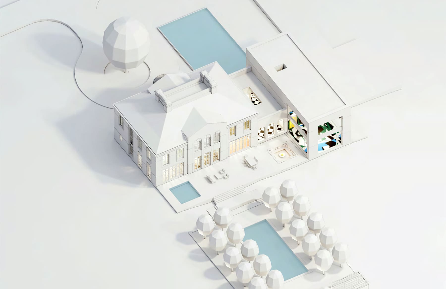 The Iconic Home : Architectural Digest : Yellow House Architects